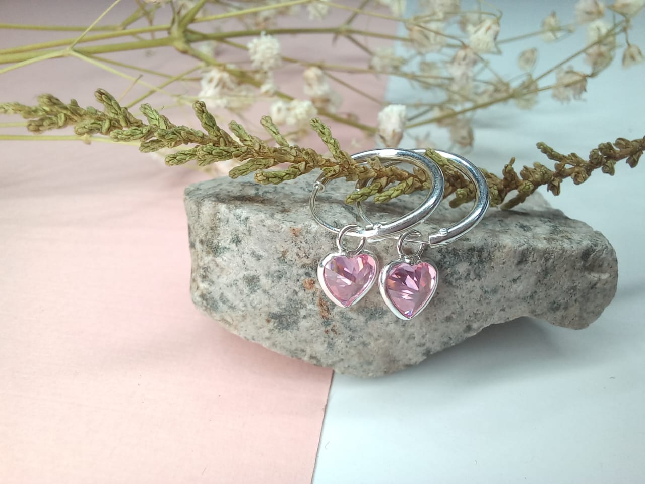 Aros Amor Rosa